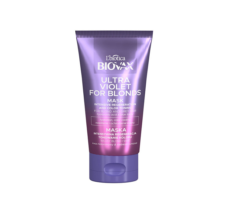 Biovax Ultra Violet pentru blonde Mască de păr 150ml