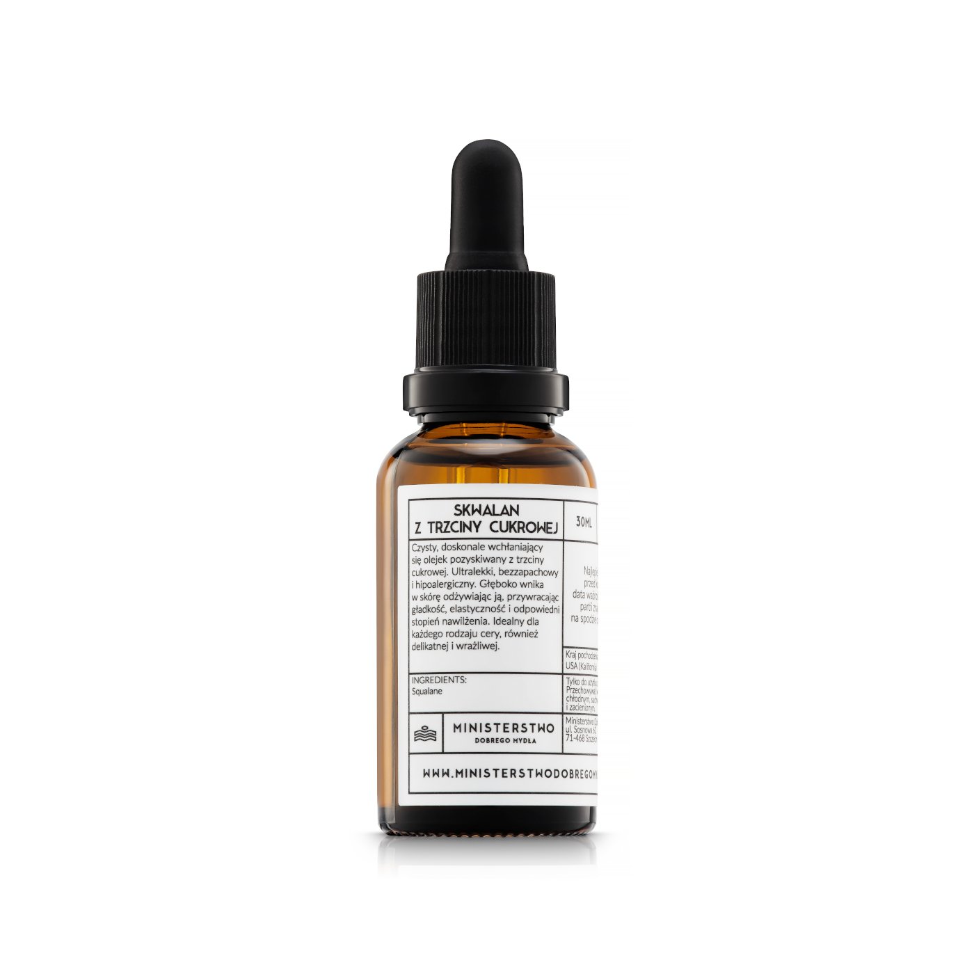Ministry of Good Soap Sugar Cane Squalane 30ml