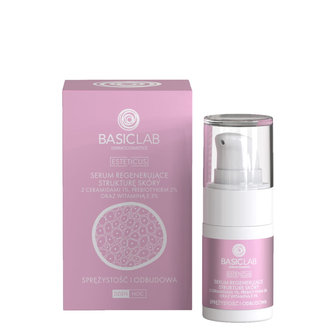 BasicLab Esteticus Esteticus Serum regenerator al structurii pielii cu ceramide 15ml
