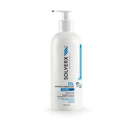 Solverx Atopic Skin Wash and Make-up Removal Gel 200ml