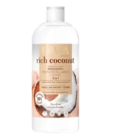 Eveline Coconut Micellar Lotion + Tonic 500ml