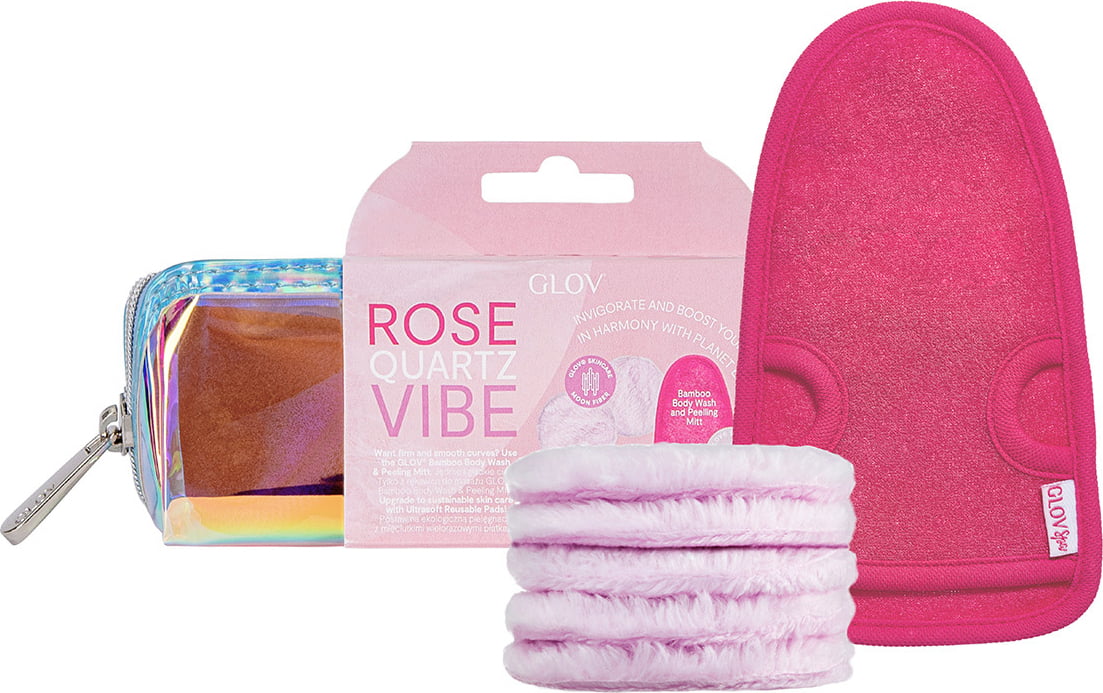 Kit de vibrații GLOV Rose Quartz Vibe Kit