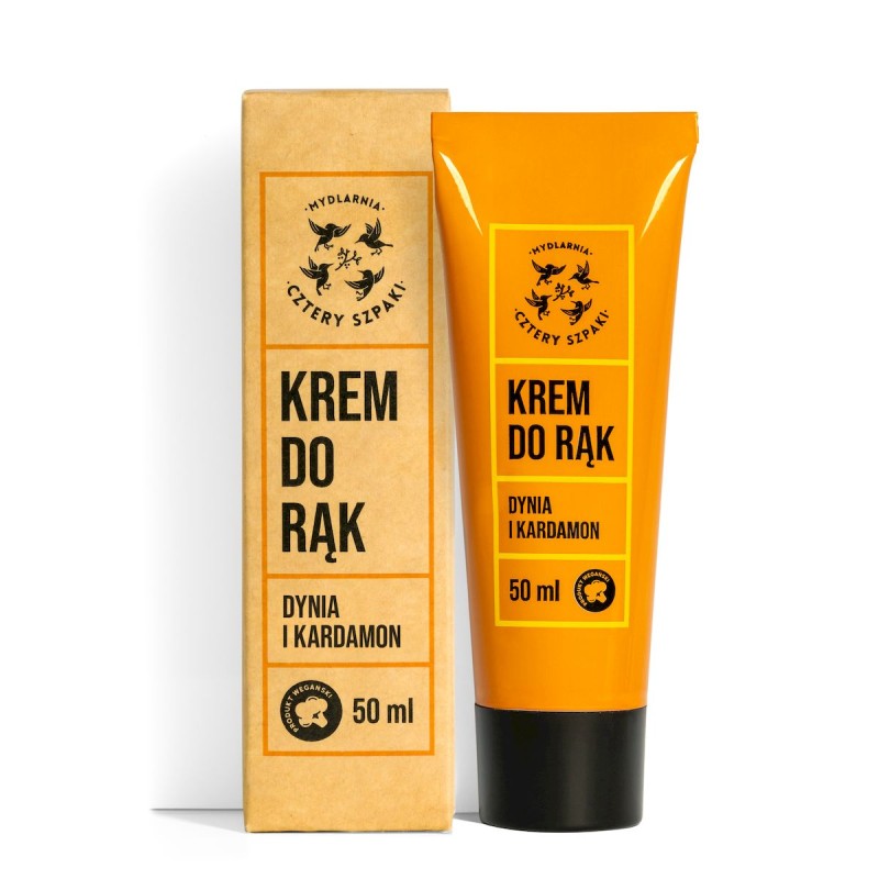 Mydlarnia Cztery Szpaki Cremă de mâini cu dovleac și cardamom 50ml