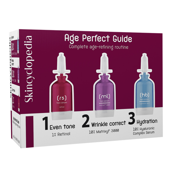 SkinCyclopedia Age Perfect Guide tratament antirid 3x15ml