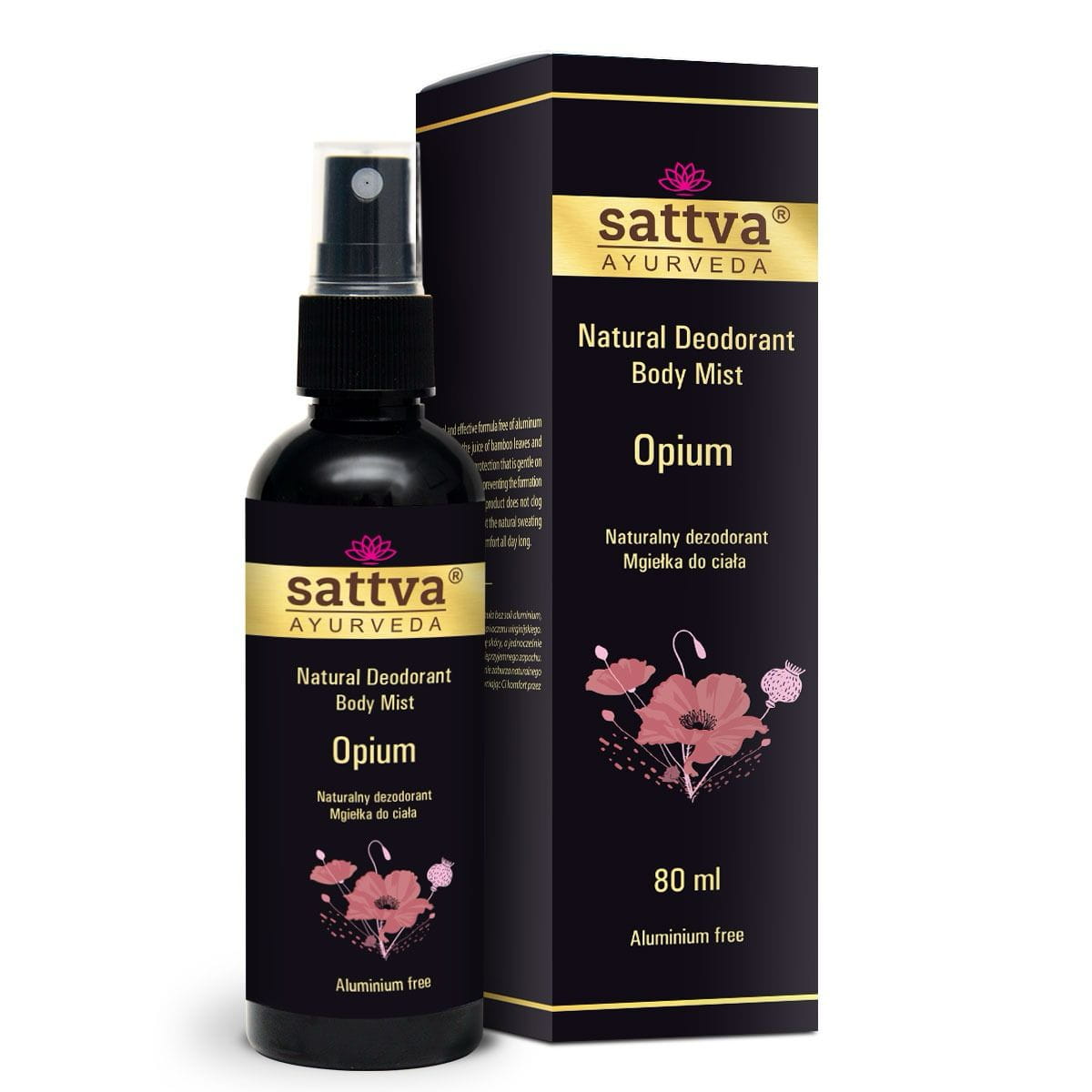 Sattva Antiperspirant Mist Deodorant Opium 80ml