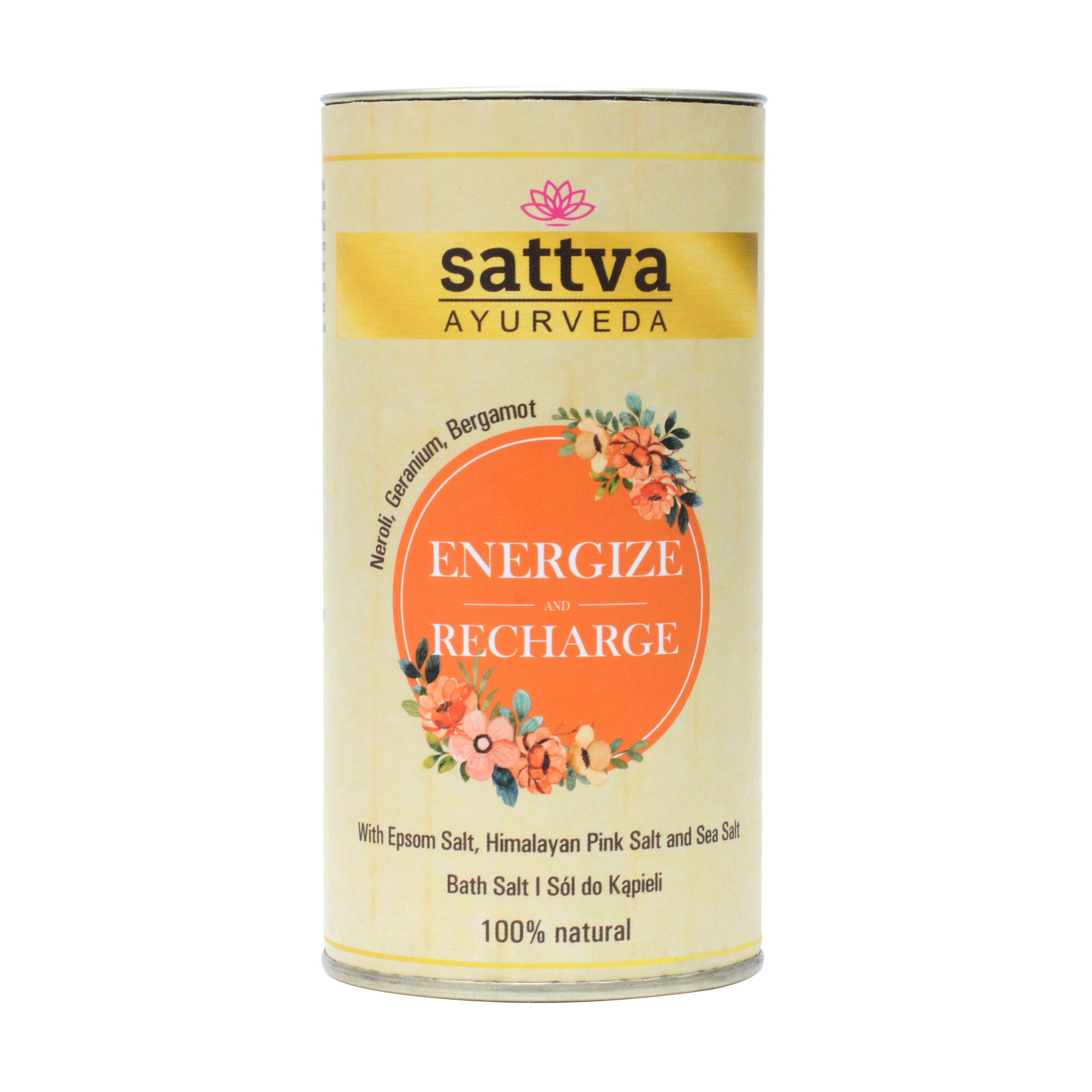 Sattva Energize and Recharge Bath Salt 300g