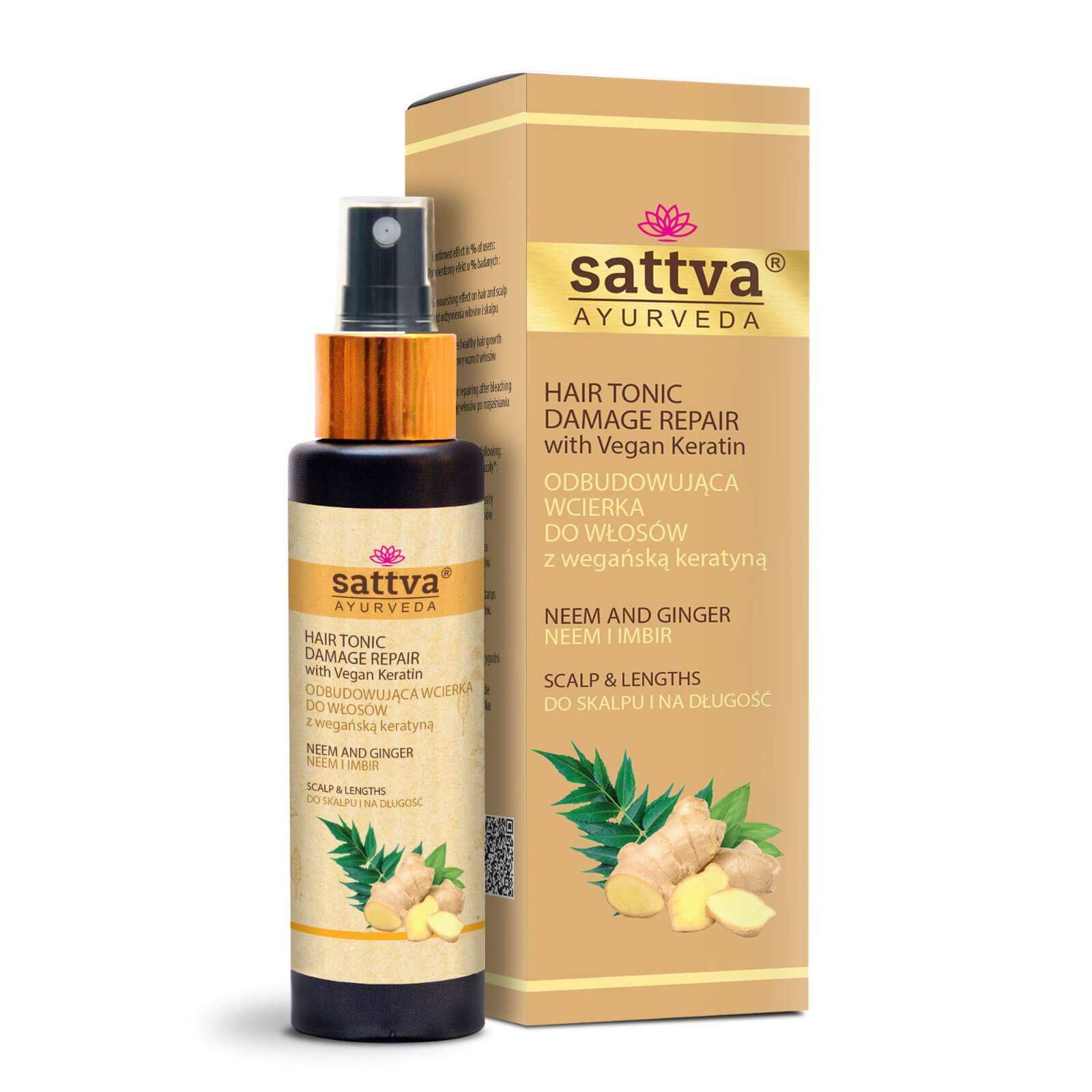 Sattva Neem and Ginger Head Skin Rub 100ml