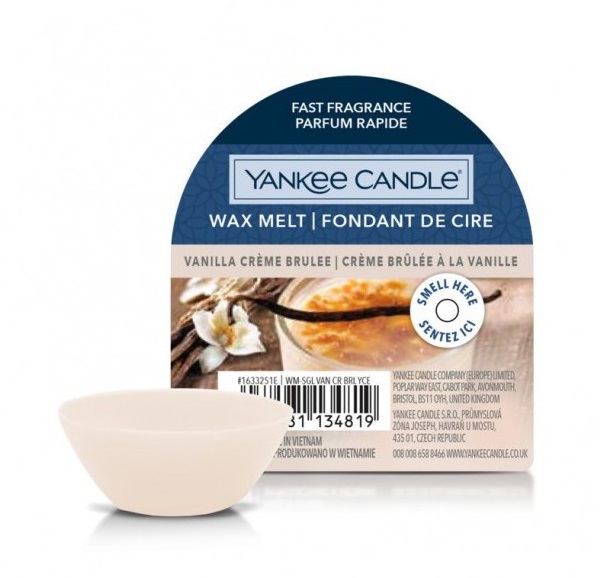 Yankee Candle Vanilla Creme Brulee Ceară pentru lumânări de vanilie