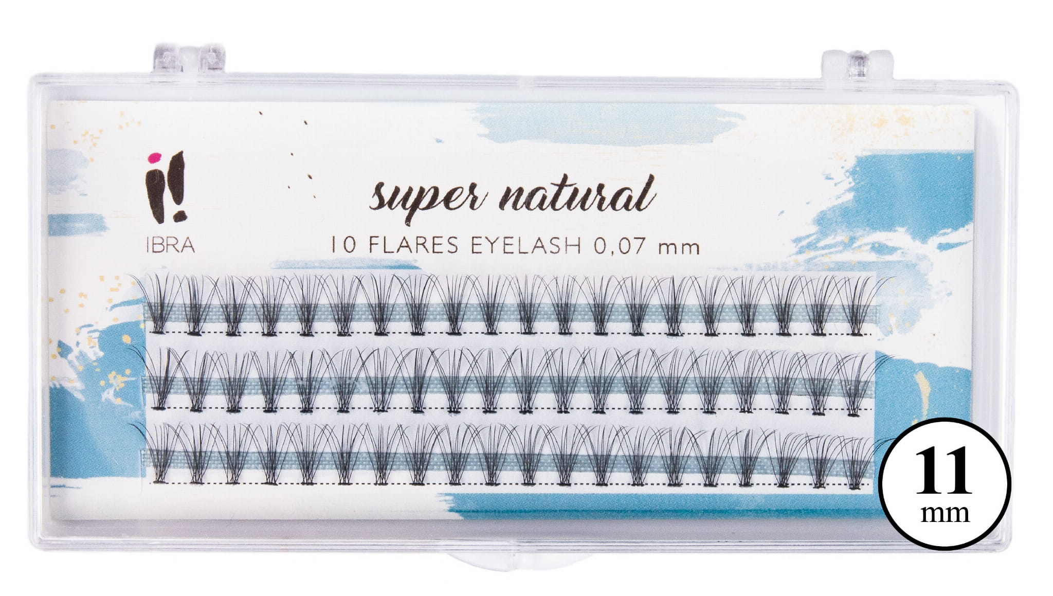 IBRA Makeup Makeup Knot-Free Eyelash Set 0.07-C-11mm