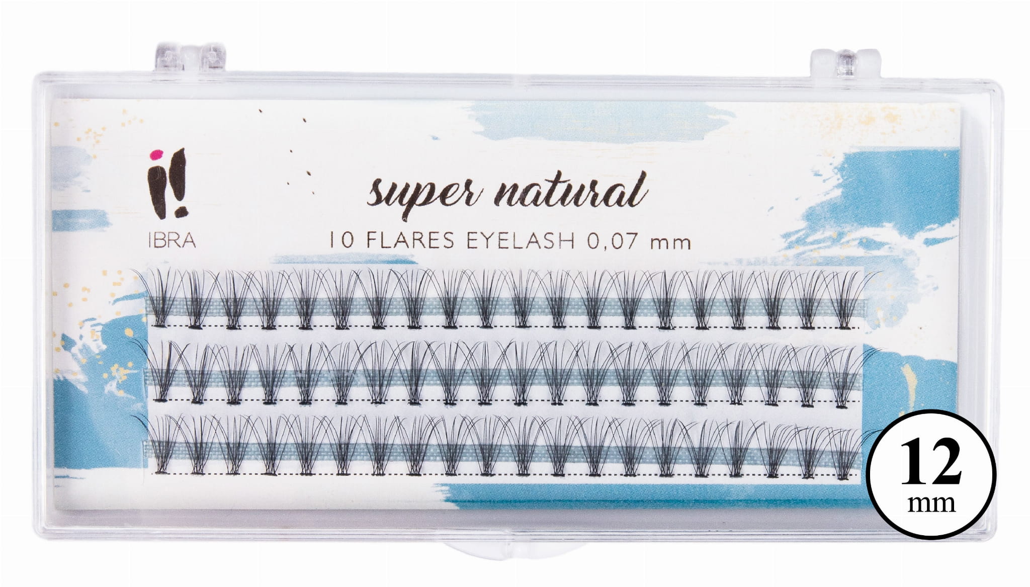 IBRA Makeup Makeup Knot-Free Eyelash Set 0.07-C-12mm