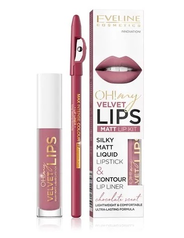 Eveline Oh! My Lips Make-up Kit 13 Brownie Biscotti