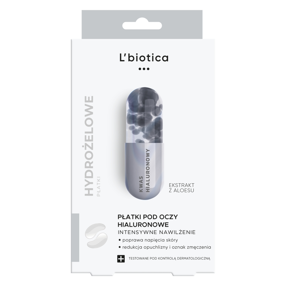 Lbiotica Hyaluronic Eye Patches Moisturising 3x2 bucăți