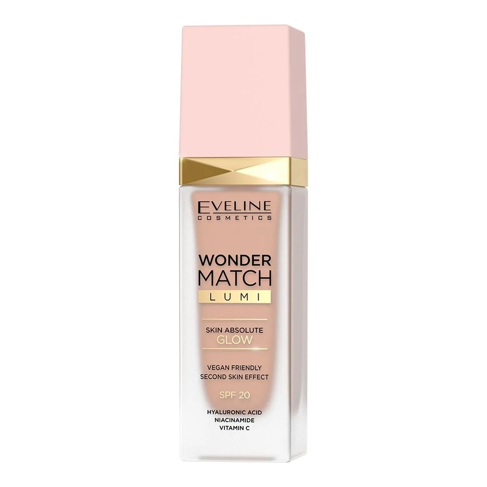 Eveline Wonder Match Lumi SPF20 Podkład Rozświetlający 20 Nude Warm