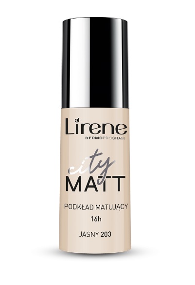 Lirene City Matt Mattifying Foundation 203 Light