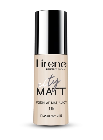 Lirene City Matt Mattifying Foundation 205 Sand