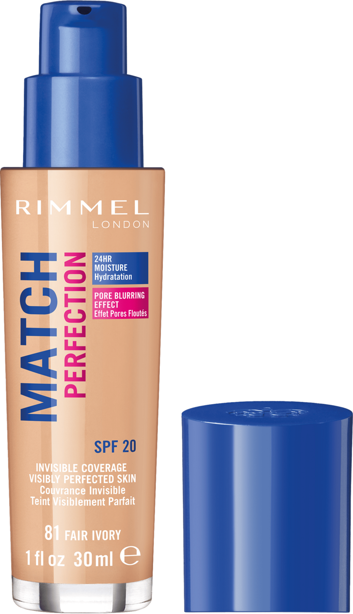 Rimmel Match Perfection Foundation 81 Fair Ivory