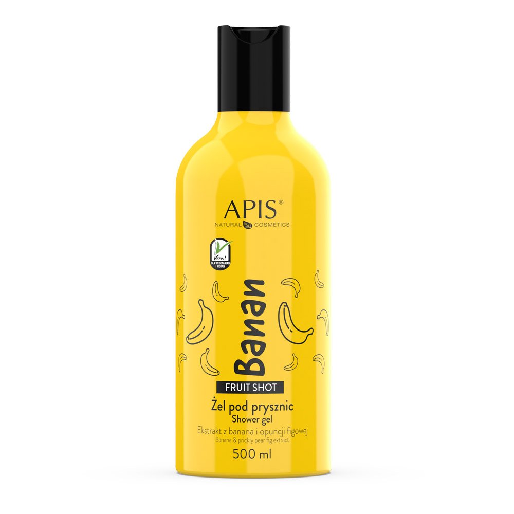 APIS Fruit Shot Banana Gel de duș cu banane 500ml