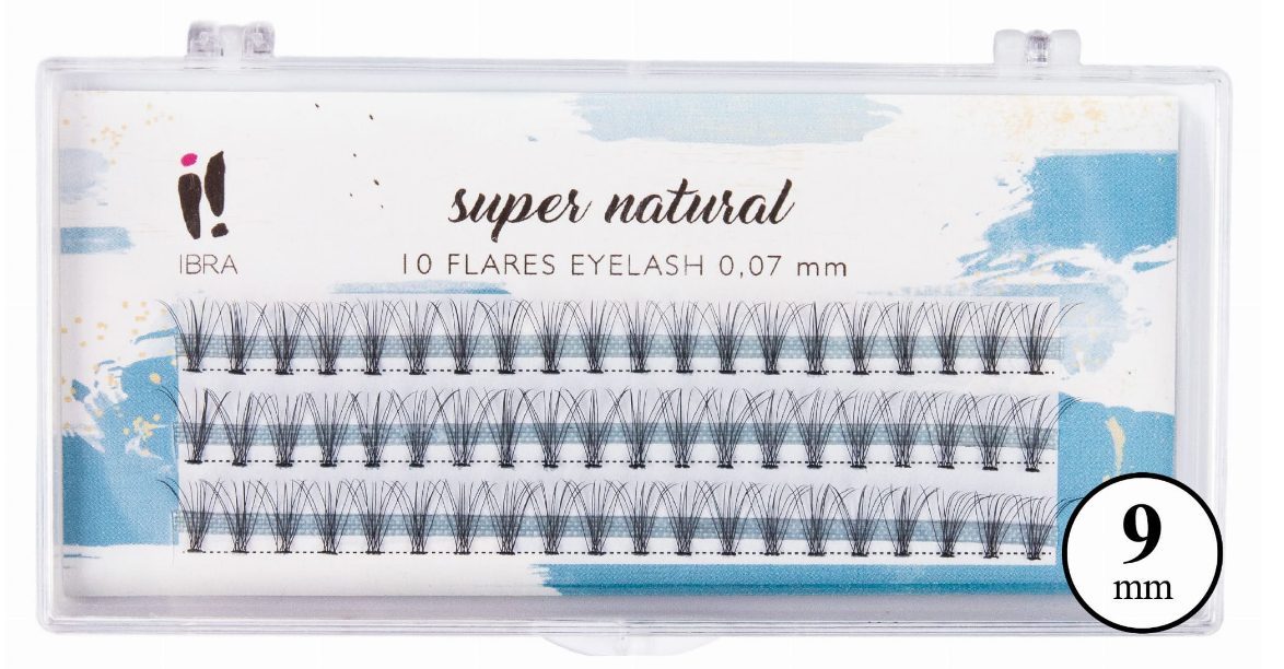 IBRA Makeup Makeup Knot-Free Eyelash Set 0.07-C-9mm
