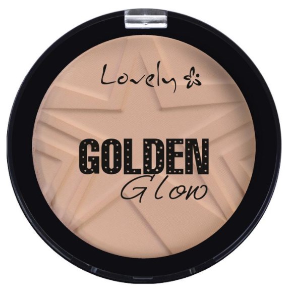 Lovely Golden Glow Mattifying Face Powder 2