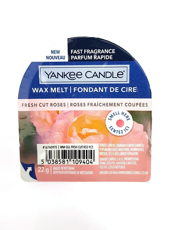 Yankee Candle Fresh Cut Roses Ceară de trandafiri