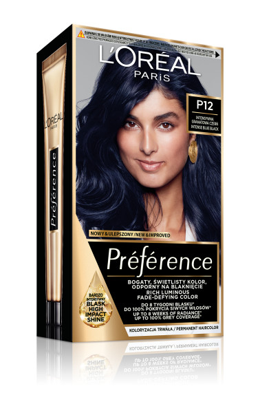 Loreal Preference Hair Colour P12 Seoul Intense Pomegranate Black