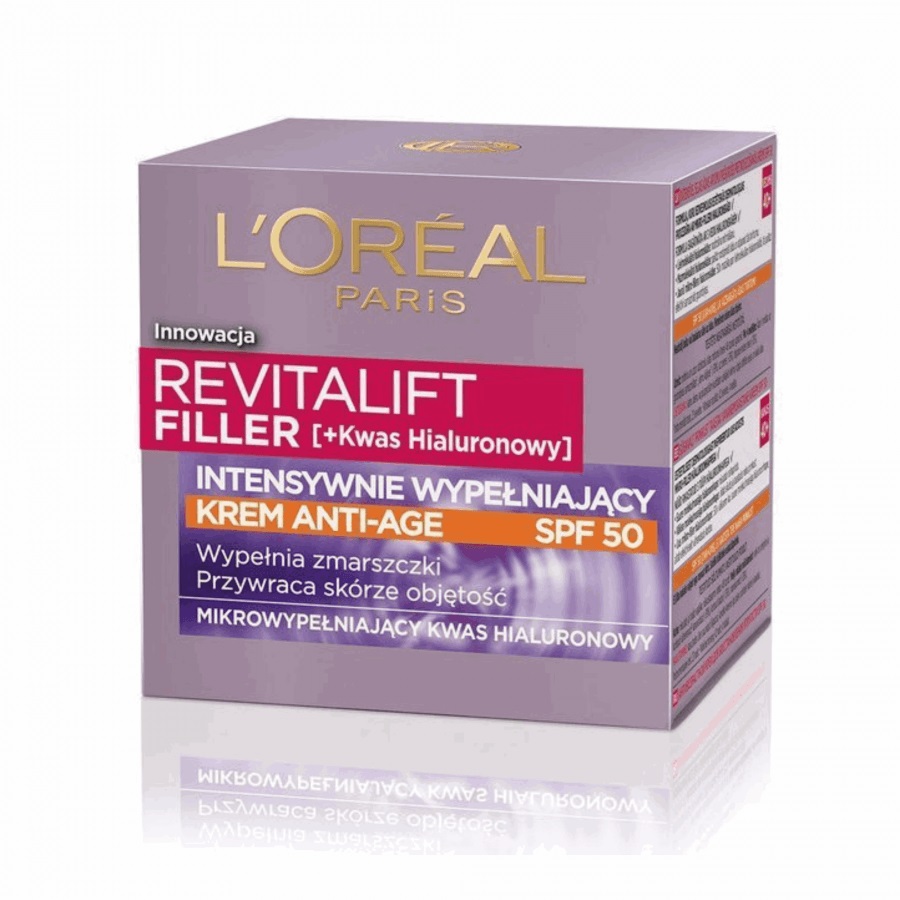 Loreal Revitalift Filler Cremă de umplere intensă anti-îmbătrânire SPF50+ 50ml