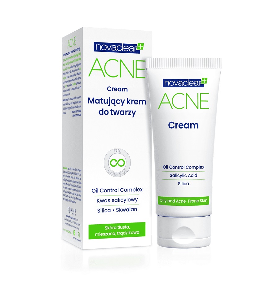 Novaclear Cremă de față matifiantă pentru acnee 40ml