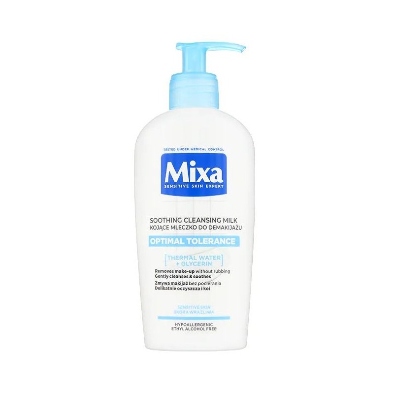 Mixa Face Makeup Remover Milk Optimum Tolerance 200ml