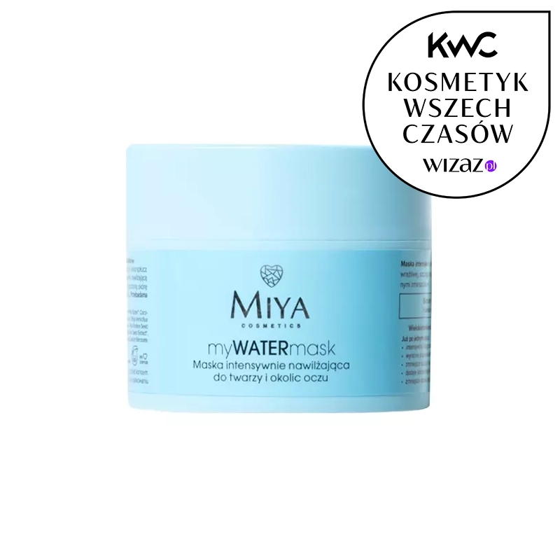 MIYA myWATERmask Mască intensivă hidratantă pentru față și conturul ochilor 50ml