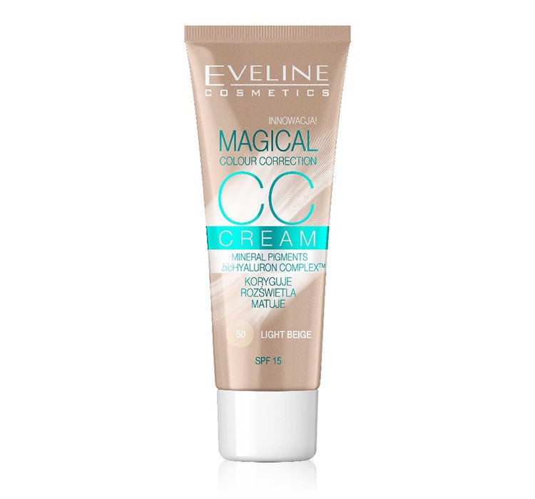 Eveline Krem CC Mineral Pigments SPF 15 50 Light Beige