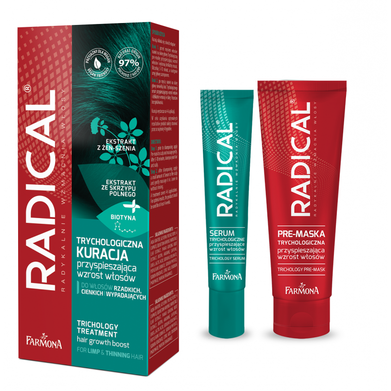 Farmona Radical Treatment pentru accelerarea creșterii părului 70ml