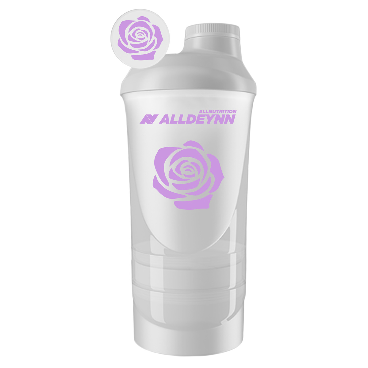 ALLNUTRITION Alldeynn Shaker alb 600ml+350ml