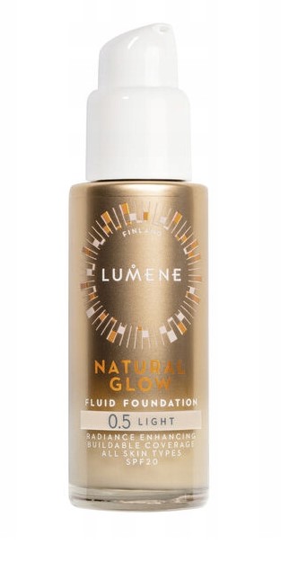 LUMENE Natural Glow Podkład Rozświetlający SPF 20 0.5 Light 30ml