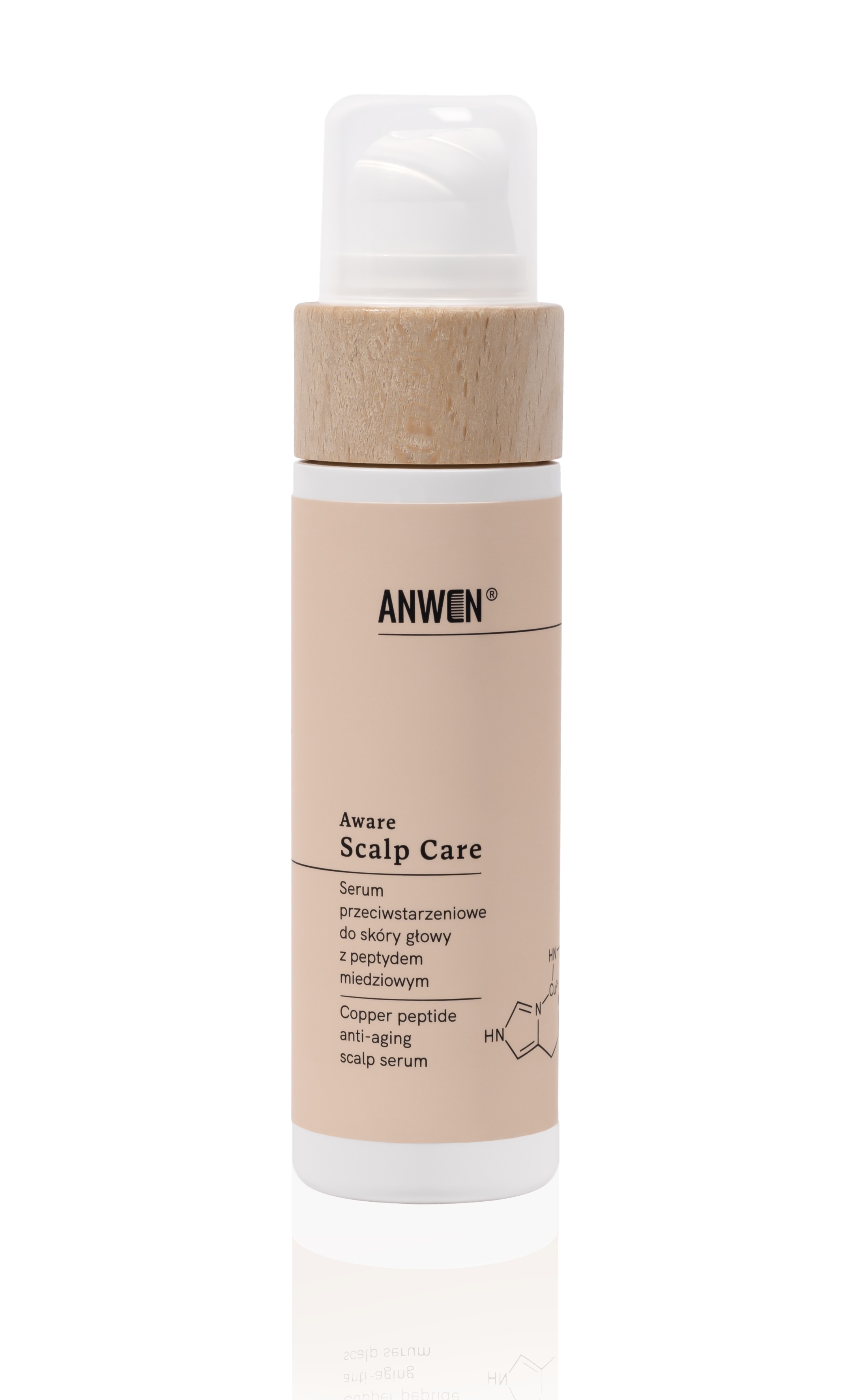 Anwen Scalp Care Serum anti îmbătrânire pentru pielea capului cu peptide de cupru 100ml