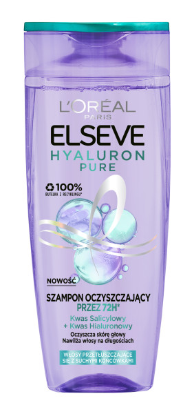 Loreal Elseve Hyaluron Pure Cleansing Shampoo 400ml