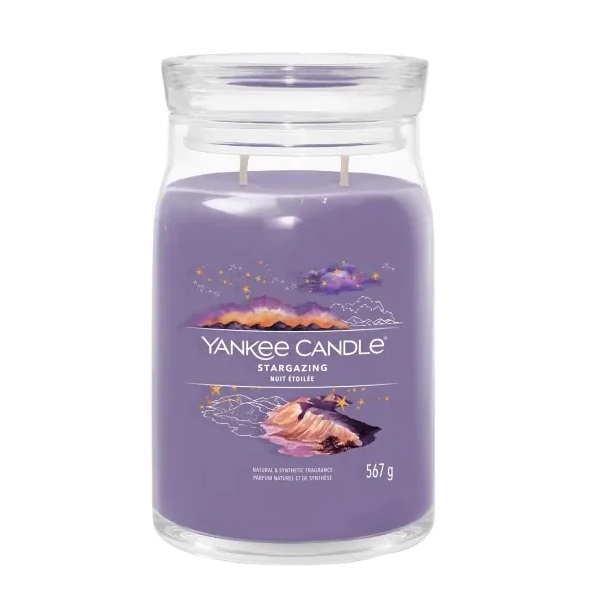 Lumânare Yankee Candle Signature Lumânare în borcan mare cu două fitiluri Stargazing