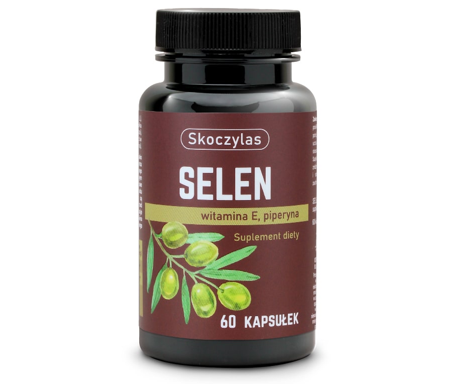 Skoczylas Selenium Vitamina E Piperine Supliment alimentar 60 Capsule