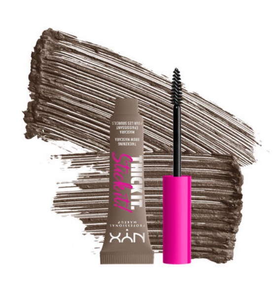 NYX Professional Makeup Thick it Stick it Gel pentru sprâncene 01 Taupe