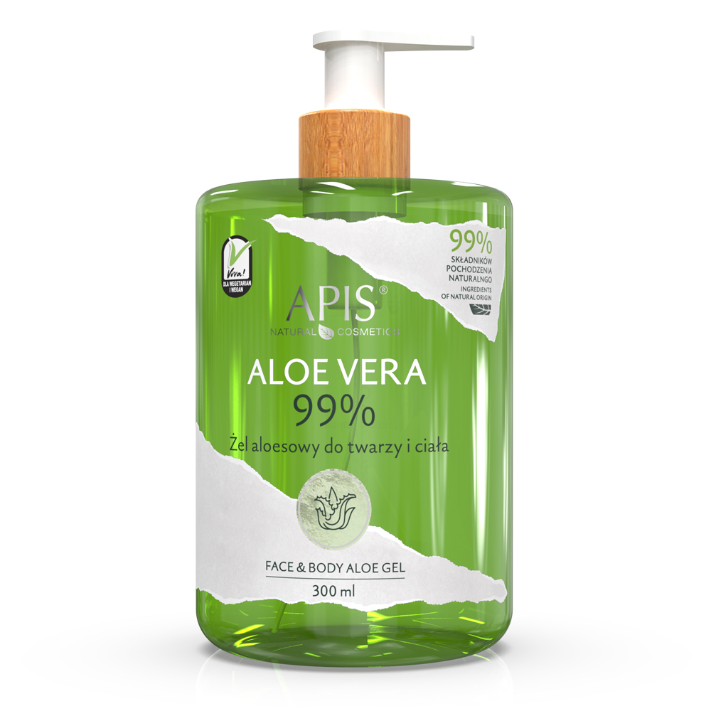 APIS Aloe Vera 99% Aloe Vera Gel pentru față și corp 300ml