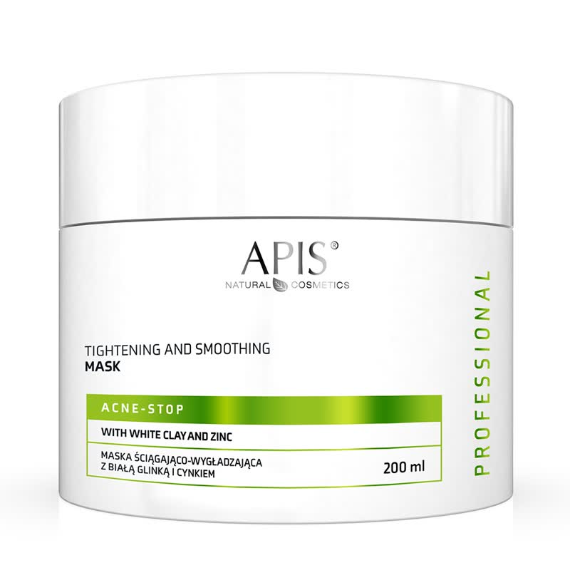 APIS Mască astringentă de calmare cu argilă albă și zinc 200ml