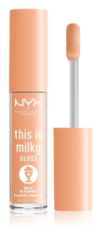 NYX Professional Makeup This is Milky Lip Gloss 17 Milk N Hunny