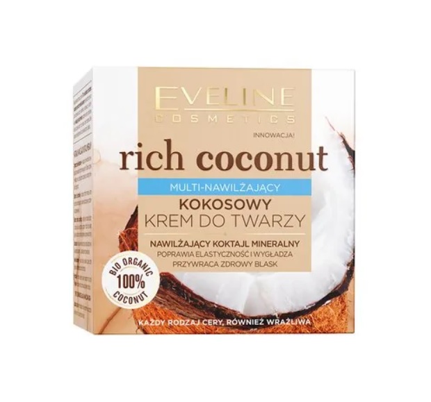 Eveline Rich Coconut Multi-Moisturising Face Cream 50ml