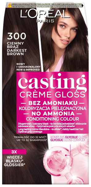Loreal Casting Creme Gloss Colour 300 Dark Brown