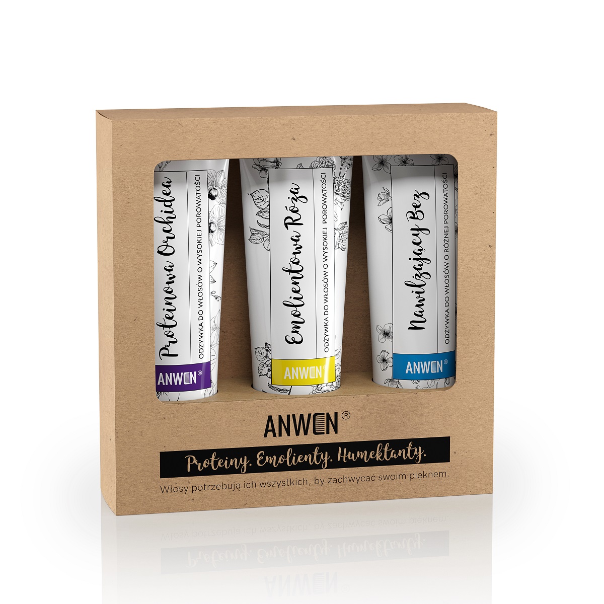 Set de balsam pentru păr cu porozitate ridicată Anwen