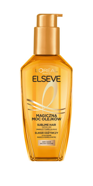 LOréal Elseve Puterea Magică a Uleiurilor Elixir Hrănitor cu Uleiuri de Marula și Camelia 100ml