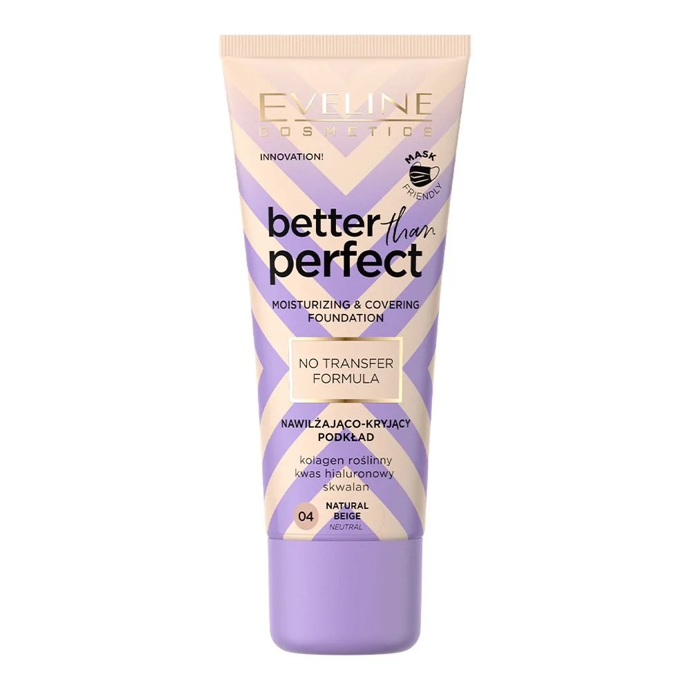 Eveline Better Than Perfect Fond de ten hidratant și acoperitor 04 Natural Beige