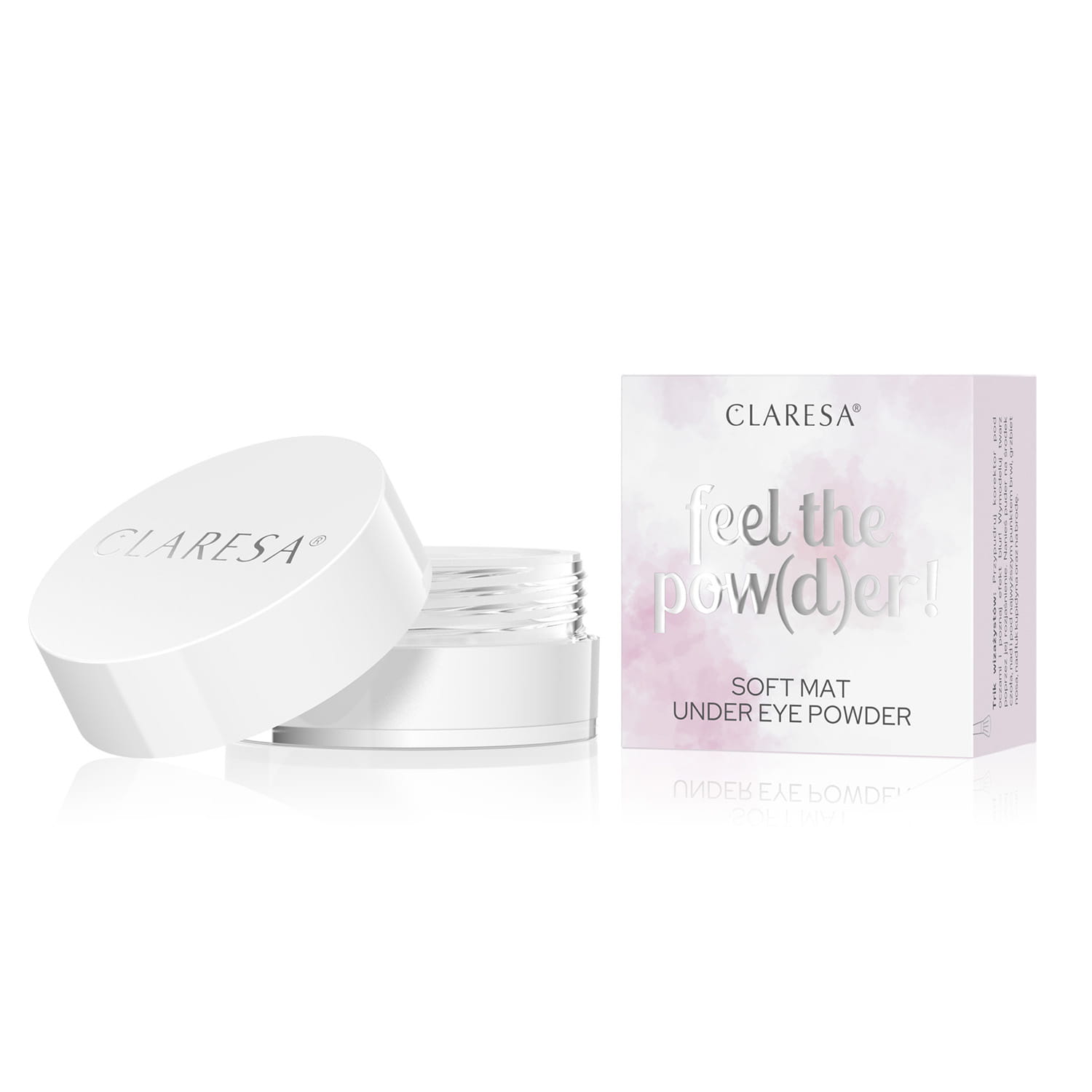 Claresa Feel The Powder Pudră de ochi 01 White 6g