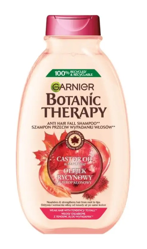 Garnier Botanic Therapy Szampon Olejek Rycynowy i Syrop Klonowy 400ml