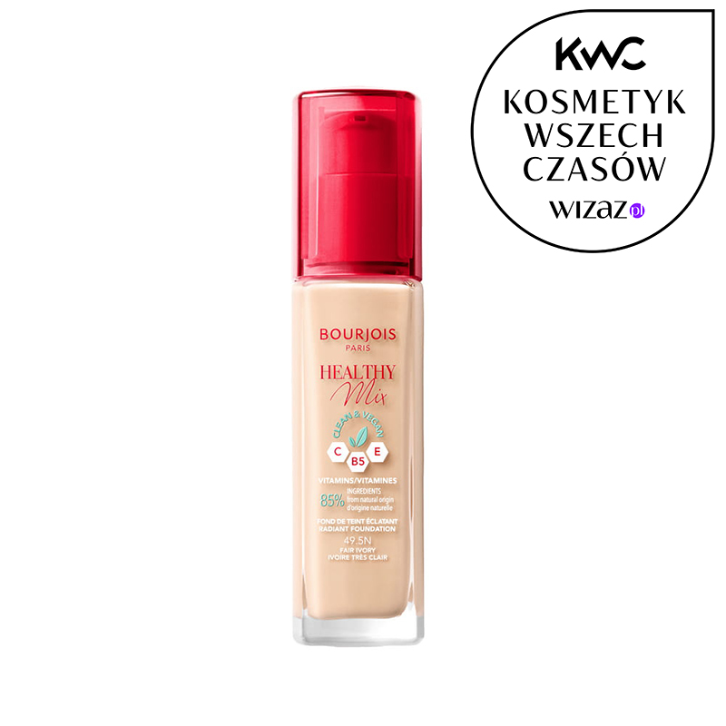 Fond de ten Bourjois Healthy Mix Clean & Vegan 49.5N Fair Ivory