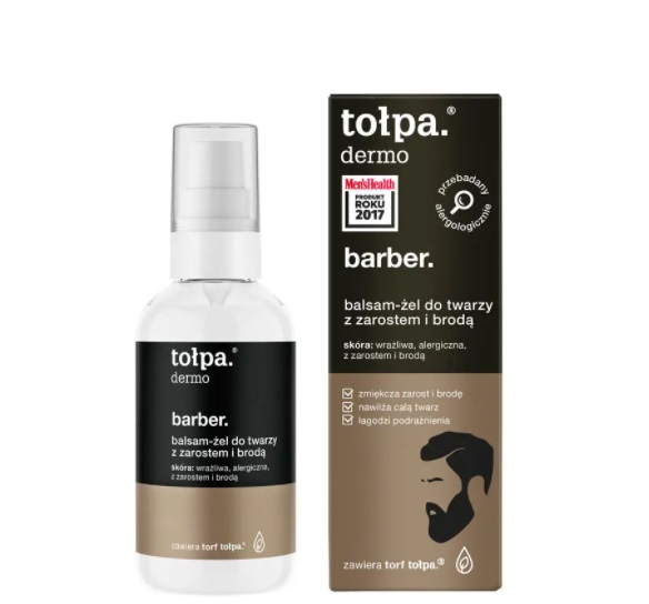 Tołpa Barber Balsam-Żel do Twarzy z Zarostem i Brodą 75ml